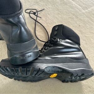 Prada Black Leather Men's Boots